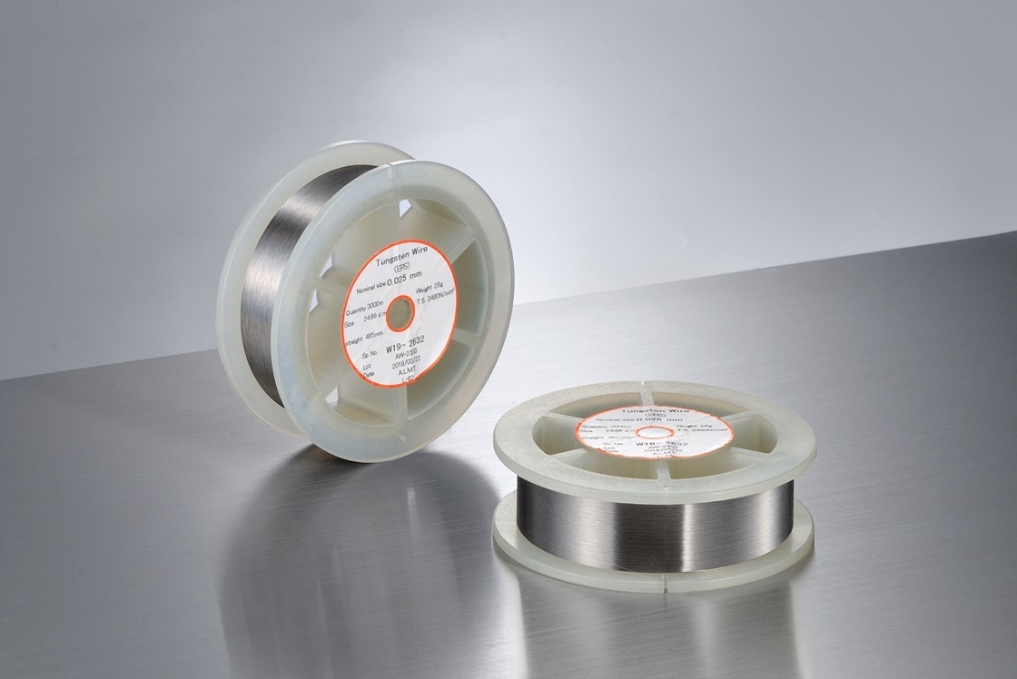 99.999% Pure Tungsten Wire 0.01-0.4mm Dia for Vacuum Coating
