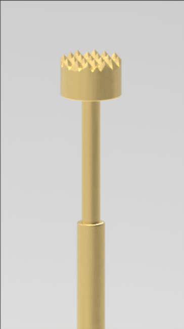 100 ml ανιχνευτής δοκιμής ελαστικών με κορυφή στέμματος και βαμβάκι BeCu για υψηλή ακρίβεια χτυπήματος