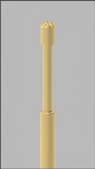 100 ml ανιχνευτής δοκιμής ελαστικών με κορυφή στέμματος και βαμβάκι BeCu για υψηλή ακρίβεια χτυπήματος