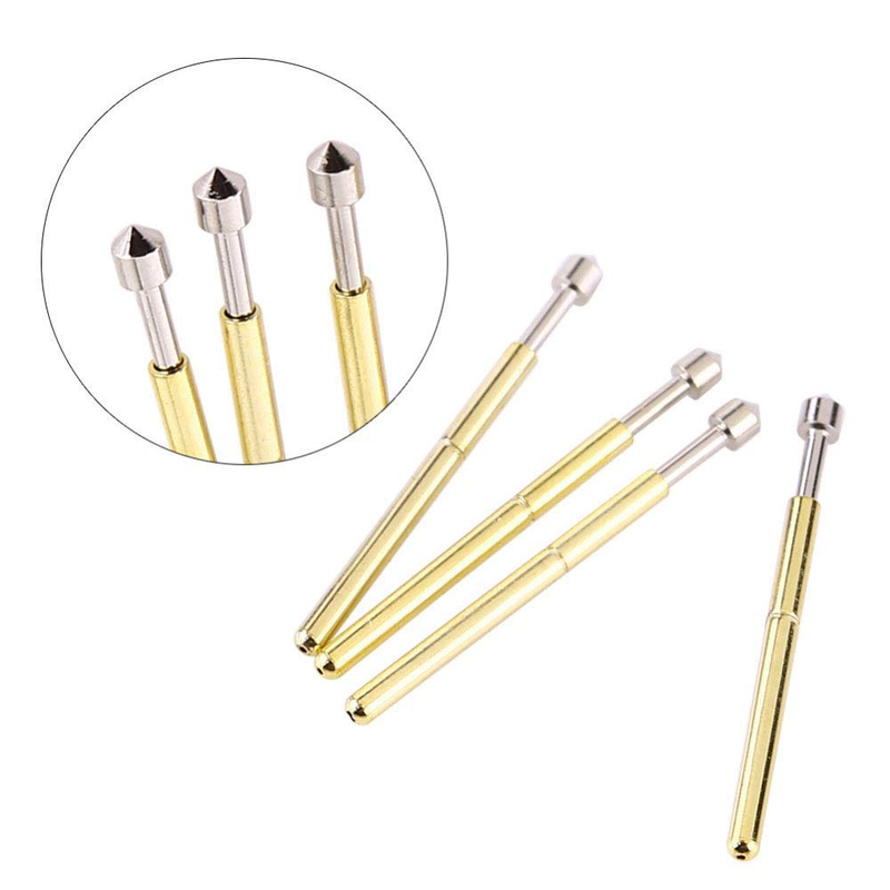 Πρωτογενής δοκιμαστικός ανιχνευτής P75-E2 με κωνική κεφαλή 1,3 mm και διάμετρο σωλήνα 1,02 mm για δοκιμές PCB 3A