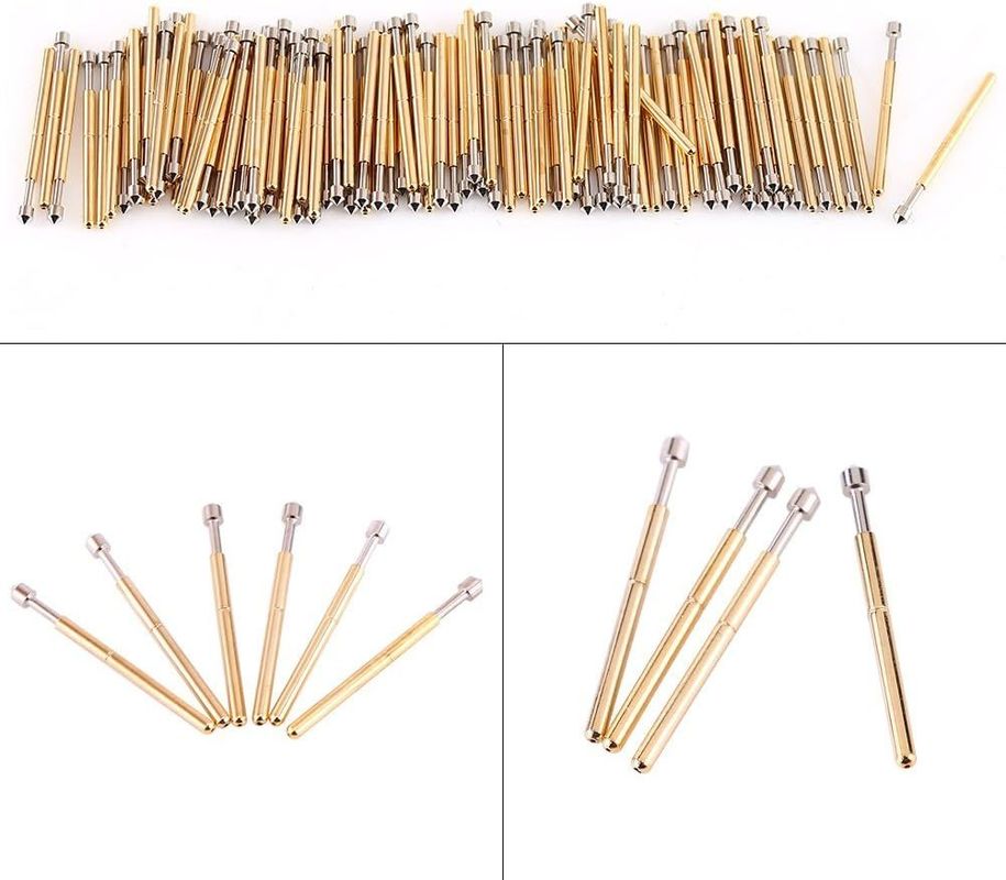 Πινέλα Pogo με ρεύμα 3A 50mΩ Αντίσταση και 2.5mm Στρίψιμο για δοκιμές PCB