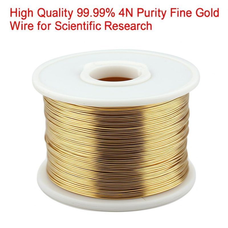 Ultra Fine Gold Bonding Wire with 0.0125mm and 0.05mm Diameter for Scientific Research