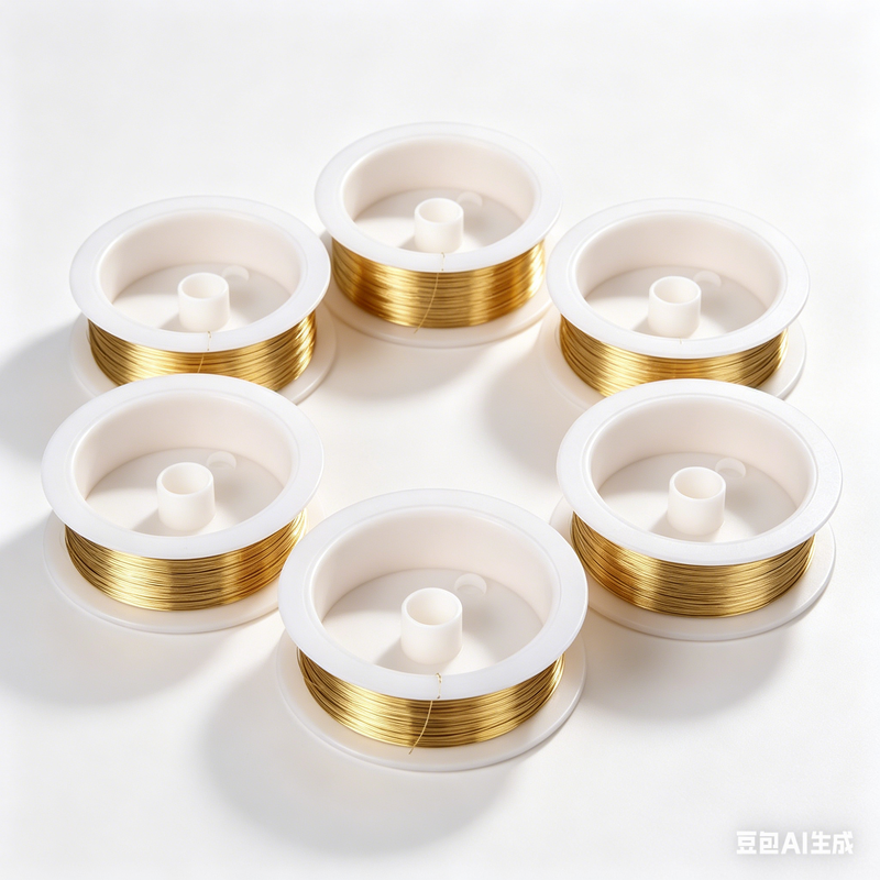  High Purity Tungsten 0.003mm Ultra Fine Gold Plated Wire Low Resistivity Micro Wire