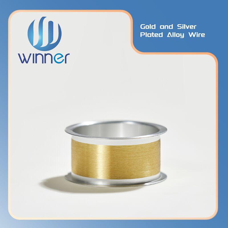 Super Fine Gold Plated Ag Wire Low Contact Resistance RF Semiconductor Αισθητήρα
